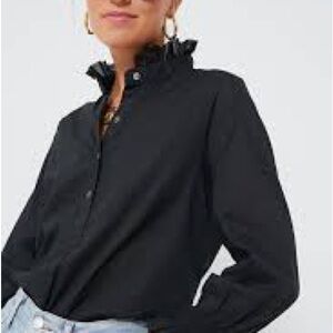 TUCKERNUCK

Black Teagan Popover Shirt, small